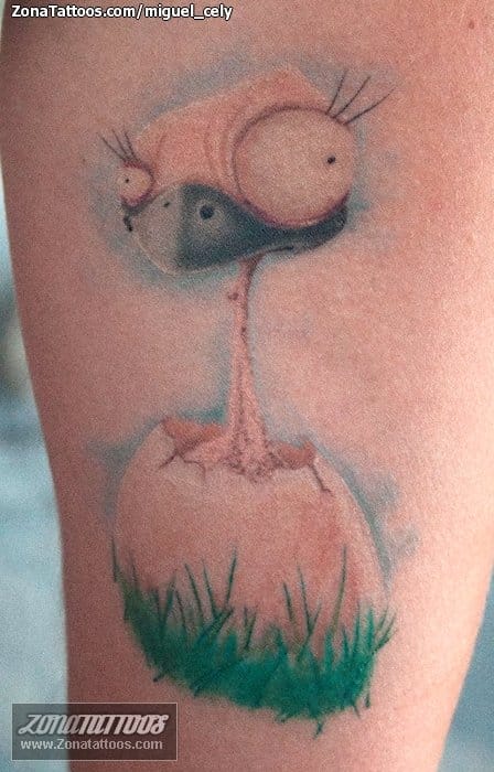 Foto de tatuaje Aves, Animales