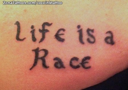 Foto de tatuaje Letras, Frases