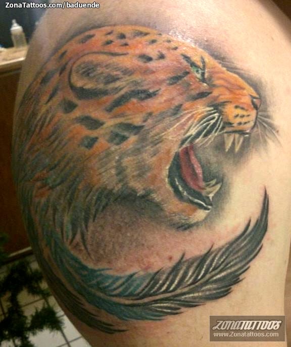 Tattoo photo Jaguar, Animals