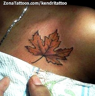 Foto de tatuaje Hojas