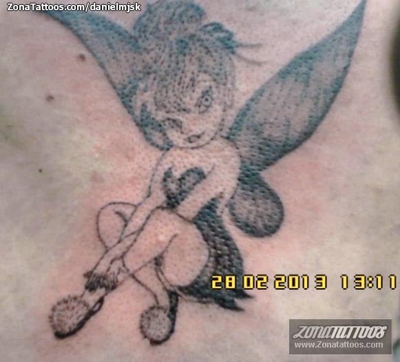 Foto de tatuaje Campanilla, Hadas, Fantasía