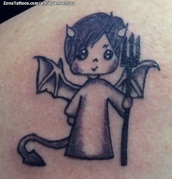 Tattoo photo Little devils
