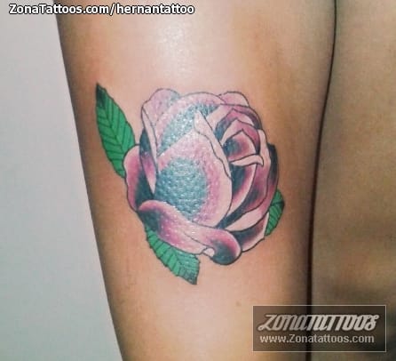 Tattoo photo Roses, Flowers