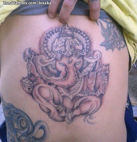 Tattoo photo Ganesha, Gods, Religious