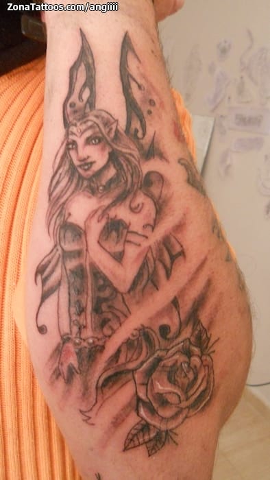 Foto de tatuaje Hadas, Fantasía, Antebrazo