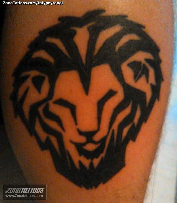 Foto de tatuaje Leones, Animales