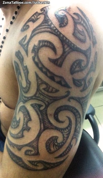 Foto de tatuaje Maoríes, Brazo