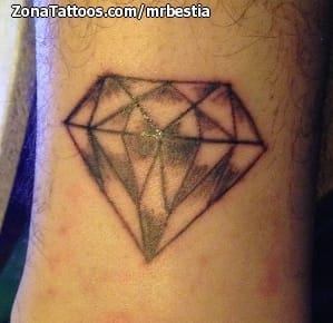 Foto de tatuaje Diamantes