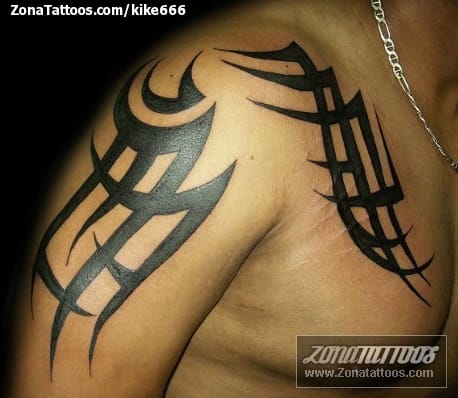 Tattoo photo Tribal, Chest, Shoulder