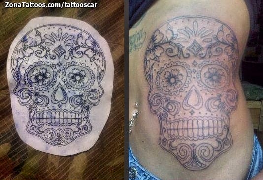 Foto de tatuaje Sugar Skull