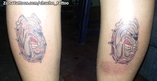 Foto de tatuaje Bulldogs, Perros, Animales