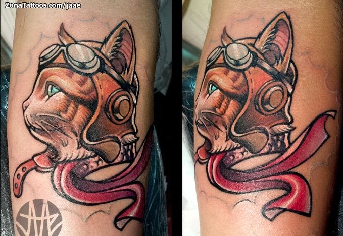 Tattoo photo Cats, Animals