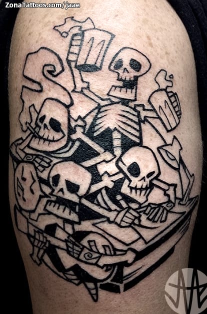 Tattoo photo Skulls, Skeletons