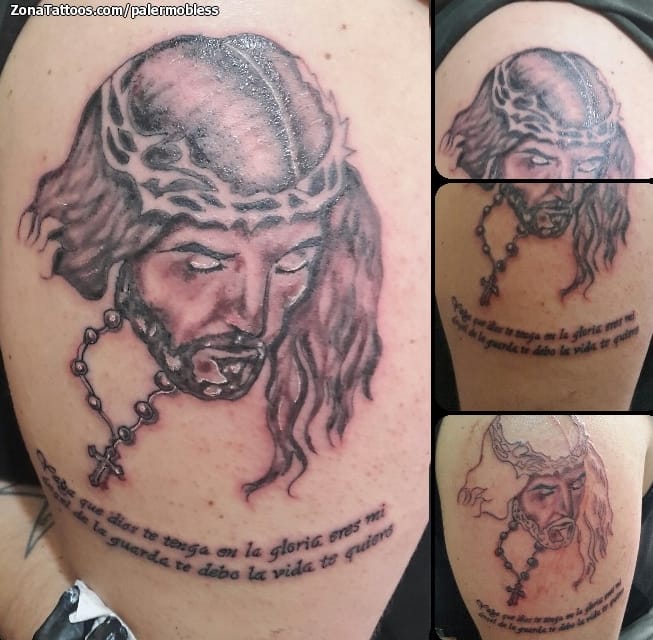 Tatuaje de Brazo, Cristos, Religiosos