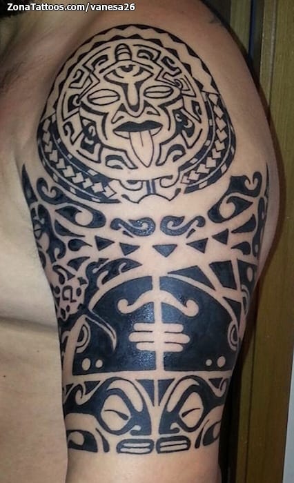 Tattoo photo Maori, Arm