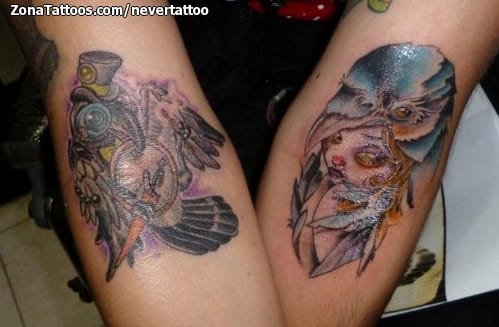 Foto de tatuaje Animales, Cuervos, Aves