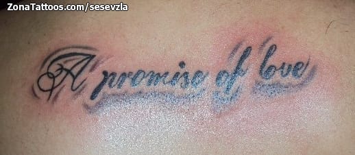 Foto de tatuaje Letras, Frases