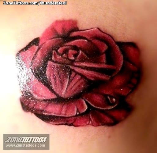 Foto de tatuaje Flores, Rosas