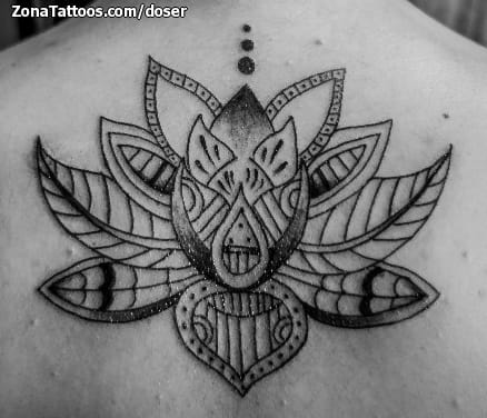 Tattoo photo Lotus, Flowers