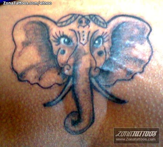 Tattoo photo Elephants, Animals