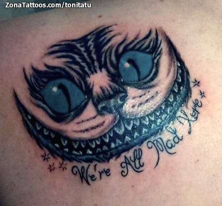 Foto de tatuaje Cheshire, Gatos, Animales