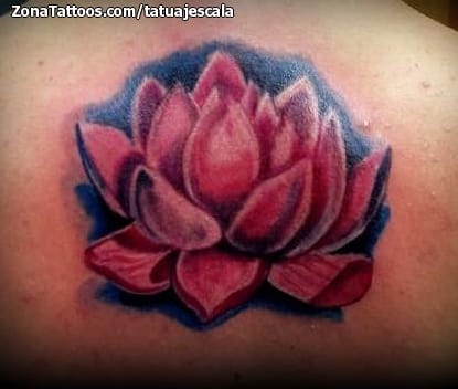 Foto de tatuaje Lotos, Flores