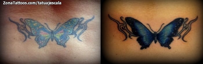 Foto de tatuaje Mariposas, Insectos