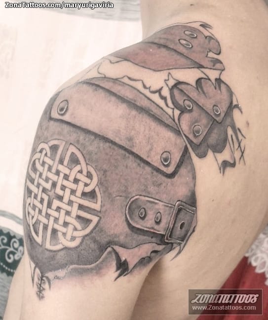 Tattoo photo Armors, Celtic, Shoulder