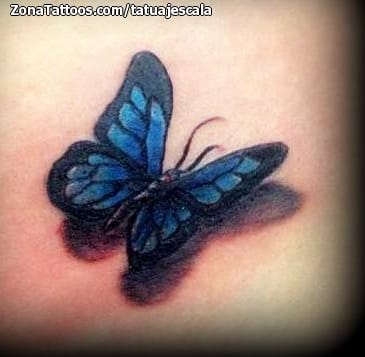 Foto de tatuaje Mariposas, Insectos