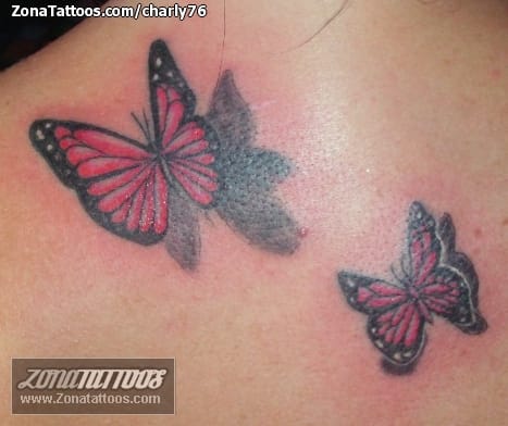 Foto de tatuaje Mariposas, Insectos