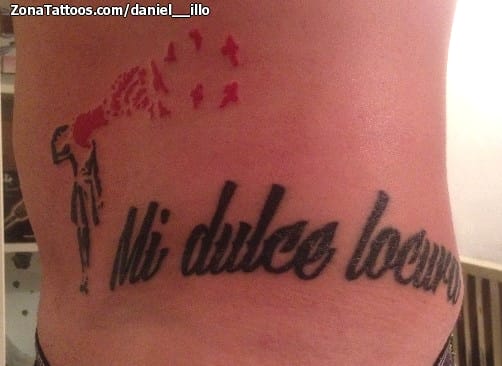 Foto de tatuaje Frases, Letras