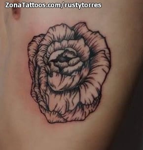 Tattoo photo Roses, Flowers