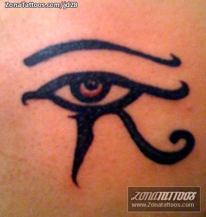 Foto de tatuaje Ojo de Horus, Egipcios