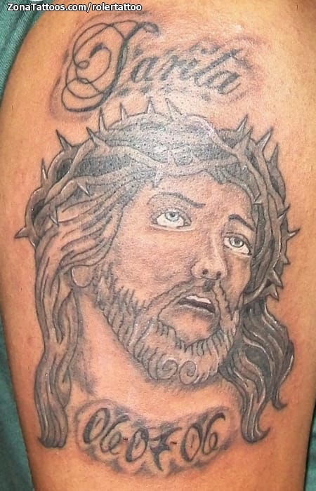 Tattoo photo Christ, Religious