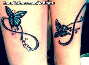 Share 74 butterfly infinity tattoo latest  thtantai2
