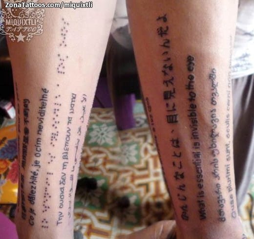 Foto de tatuaje Letras, Frases