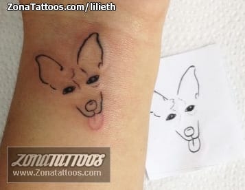 Foto de tatuaje Perros, Animales, Pequeños