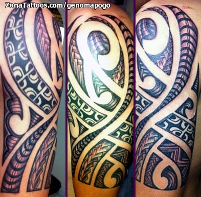 Tattoo photo Maori, Arm