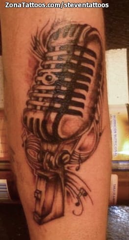 Tattoo photo Microphones