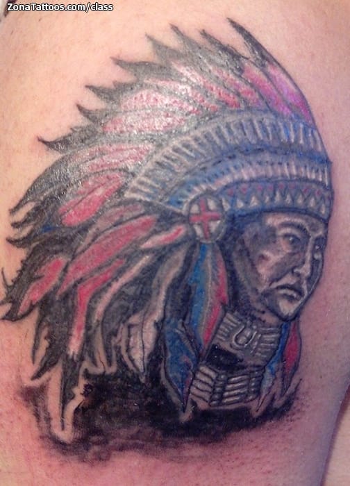 Foto de tatuaje Indios, Cover Up