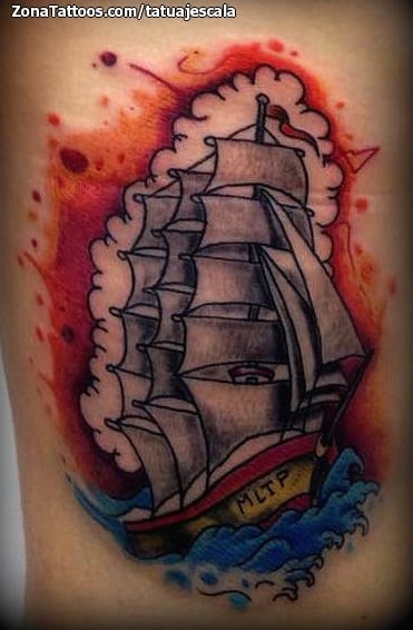 Foto de tatuaje Barcos