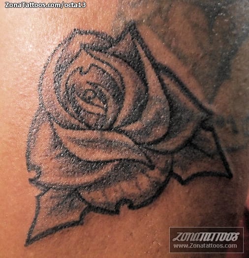 Tattoo photo Roses, Flowers