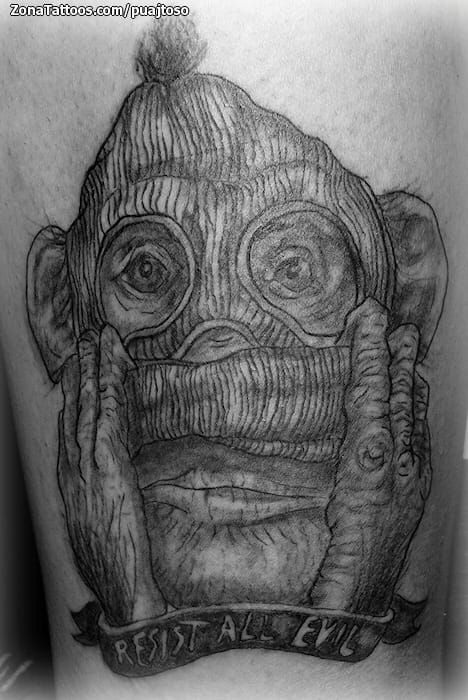 Tattoo photo Animals, Monkeys