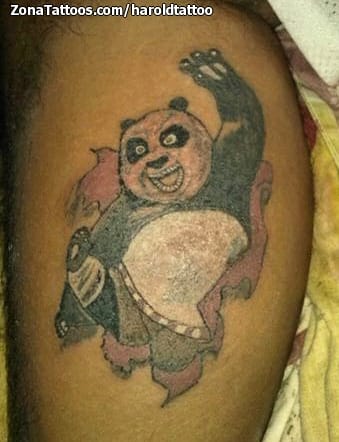 Foto de tatuaje Osos Panda, Animales