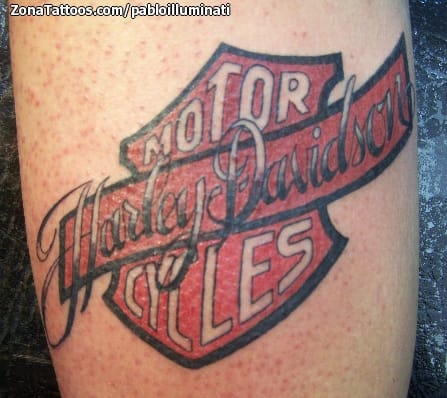 Tattoo photo Harley-davidson, Logos, Motorbikes