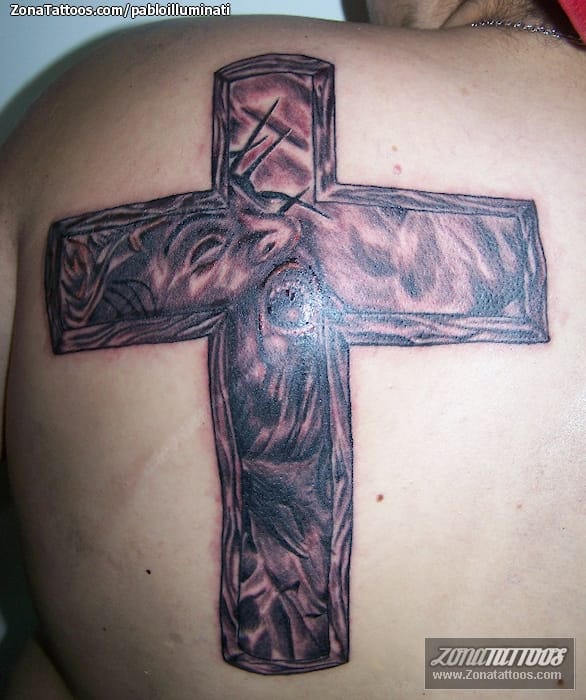 Tattoo photo Crosses, Christ, Religious