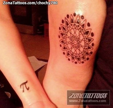 Tattoo photo Mandalas, Pi