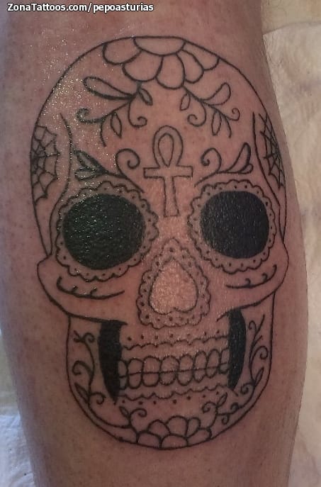 Foto de tatuaje Sugar Skull