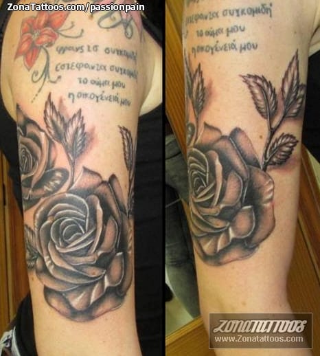 Foto de tatuaje Flores, Rosas