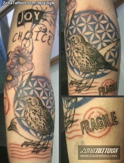 Tattoo photo Birds, Animals, Geometrics